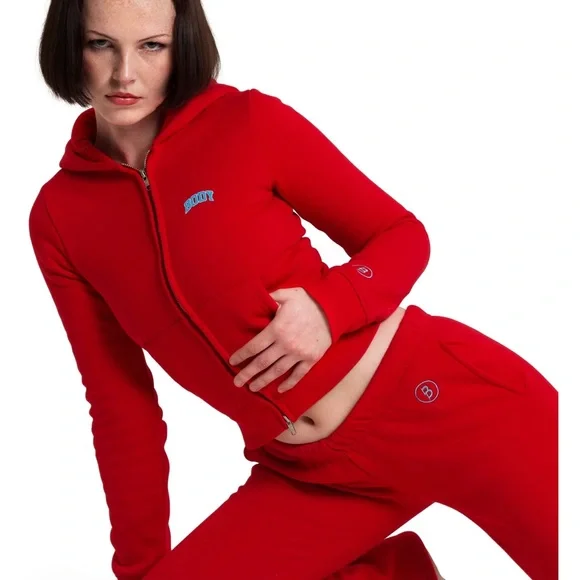 BodybyRaven Backshot 2.0 - Red/Blue Women's Tracksuit Set - Picture 4 of 12